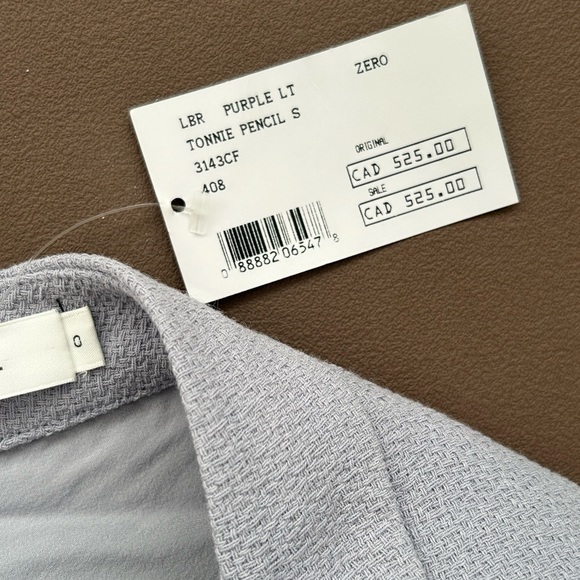 NWT A.L.C. Tonne Pencil Skirt Light Purple size o - Picture 12 of 13